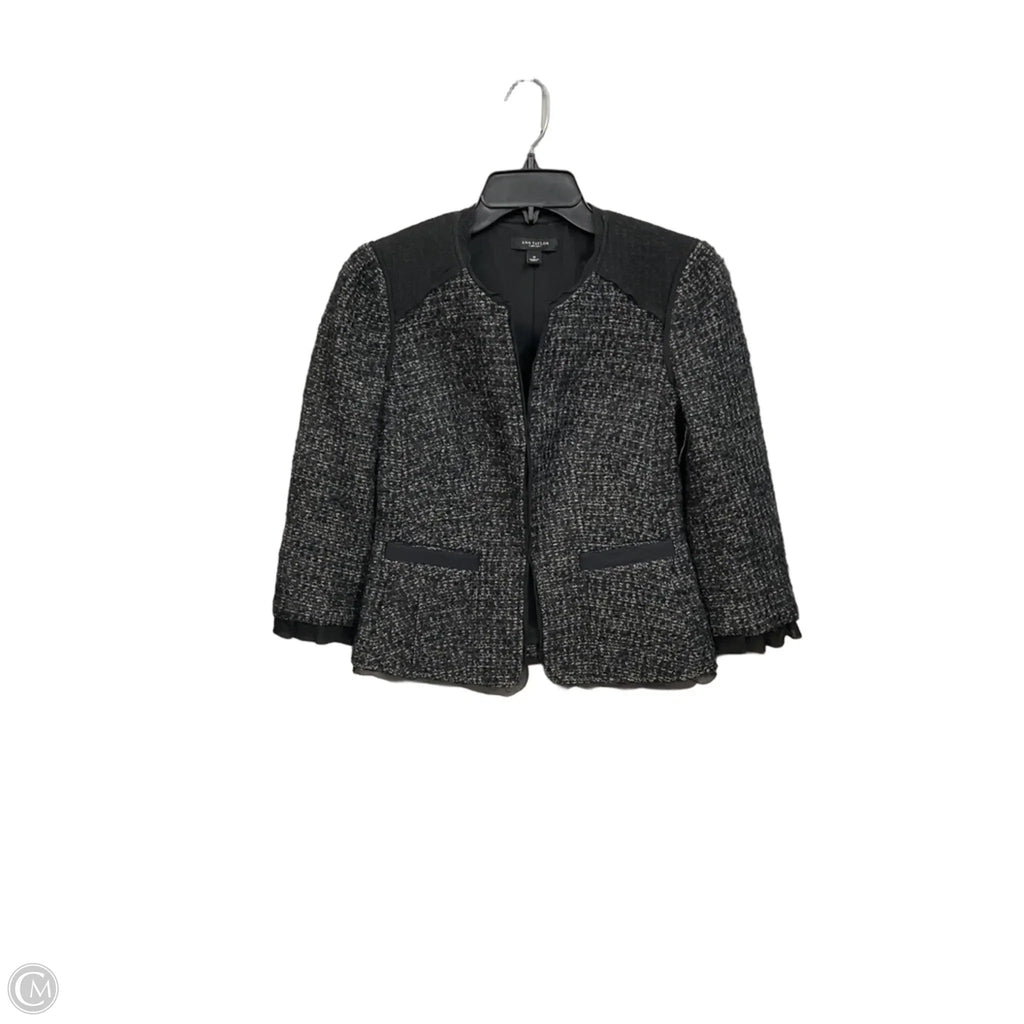 Blazer By Ann Taylor In Black, Size: Xs