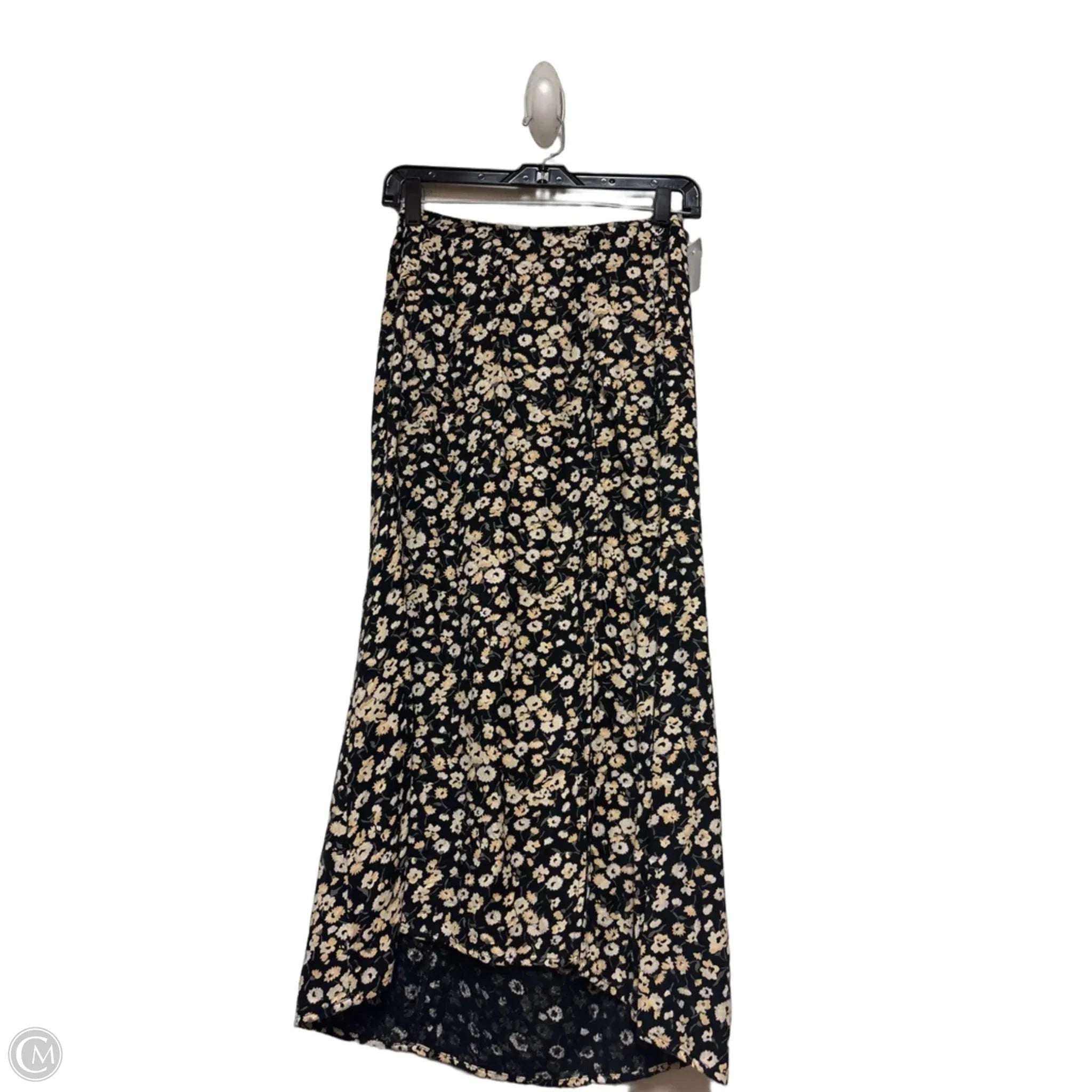 Skirt Midi By Abercrombie And Fitch In Floral Print, Size: 2