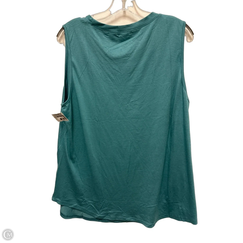 Tunic Sleeveless By Ofeefan In Green, Size: Xl