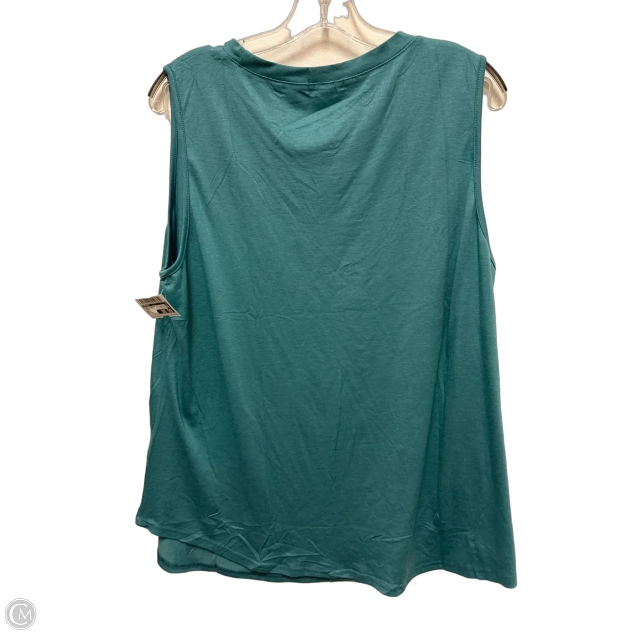 Tunic Sleeveless By Ofeefan In Green, Size: Xl