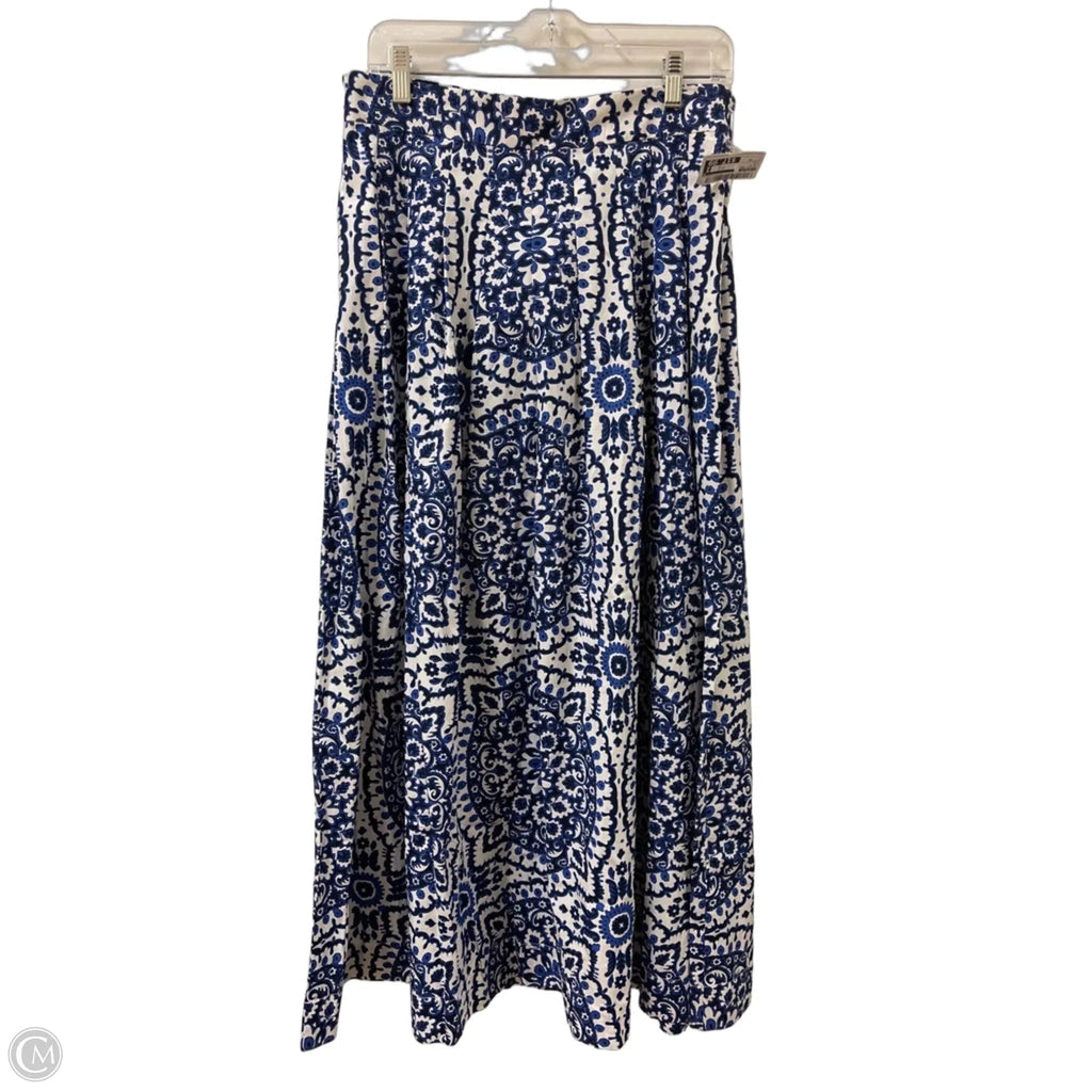 Skirt Maxi By Talbots In Blue, Size: 10