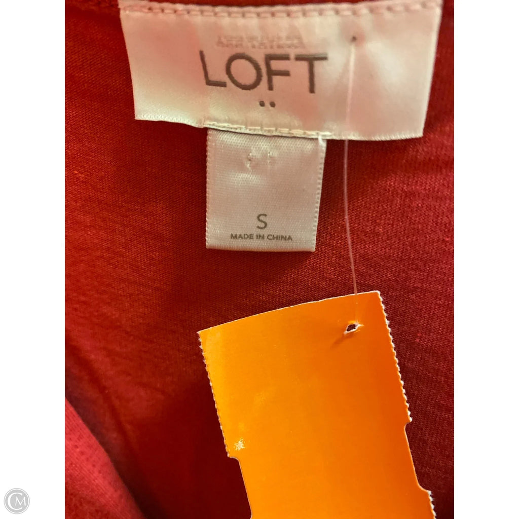Dress Casual Midi By Loft In Pink, Size: S