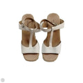 Shoes Heels Wedge By Lucky Brand In White, Size: 9