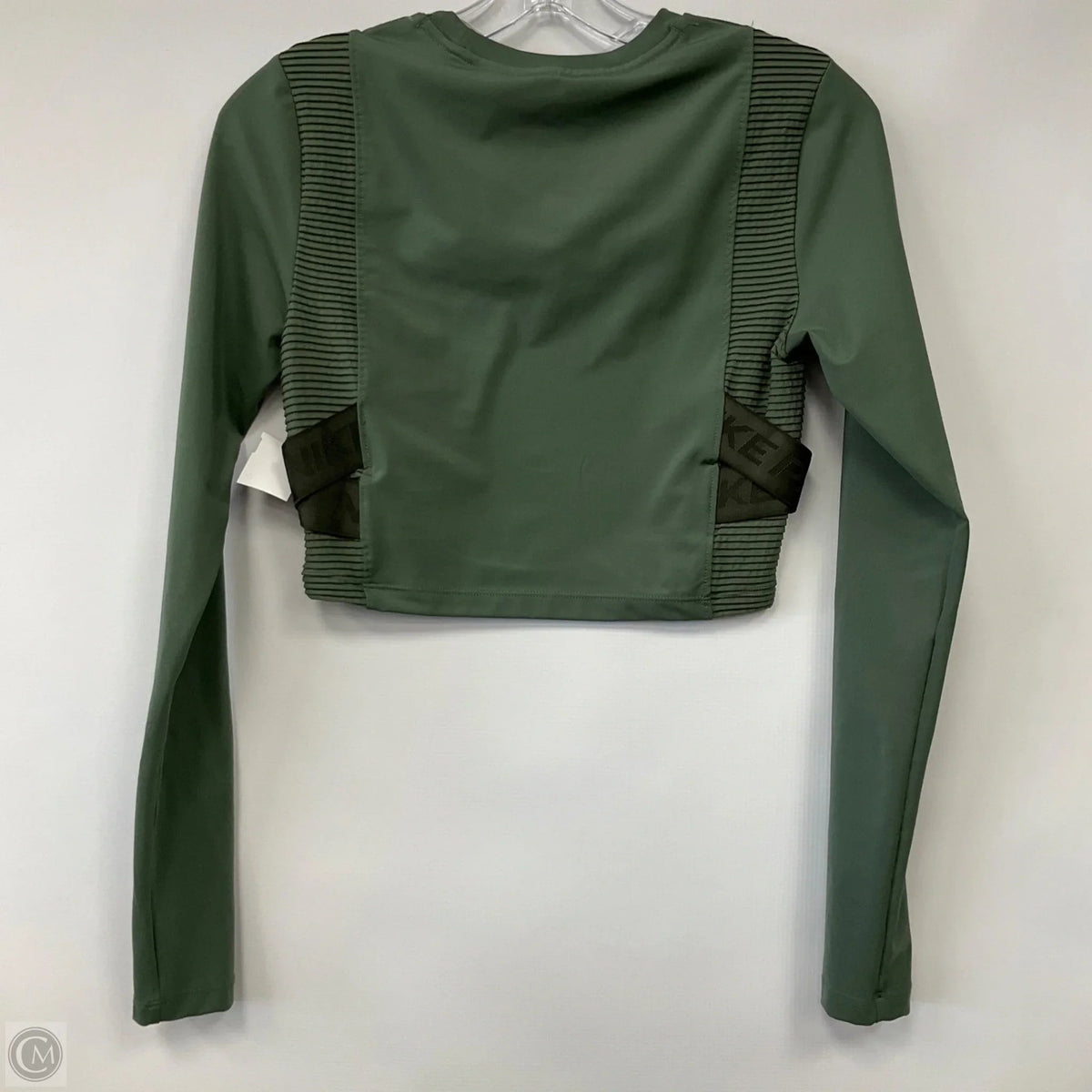 Athletic Top Long Sleeve Crewneck By Nike Apparel In Green, Size: S