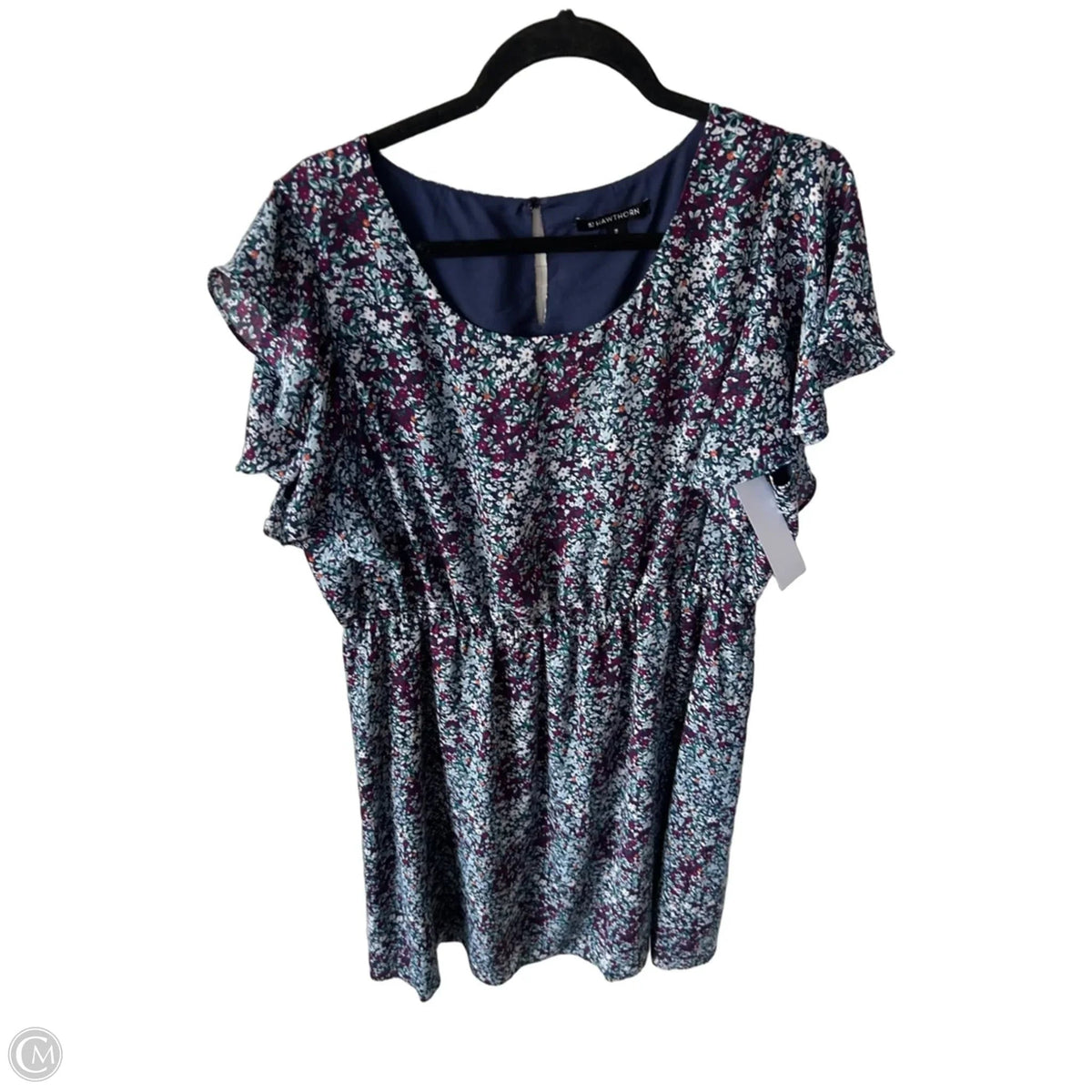 Dress Casual Short By 41 Hawthorn In Floral Print, Size: 1x