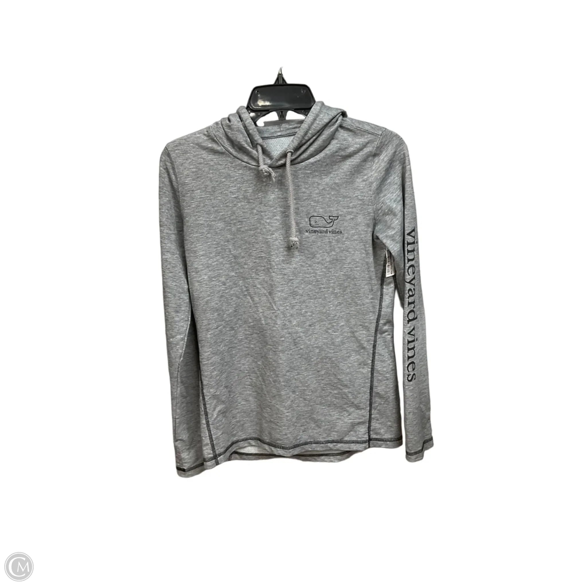 Athletic Top Long Sleeve Hoodie By Vineyard Vines In Grey, Size: Xs