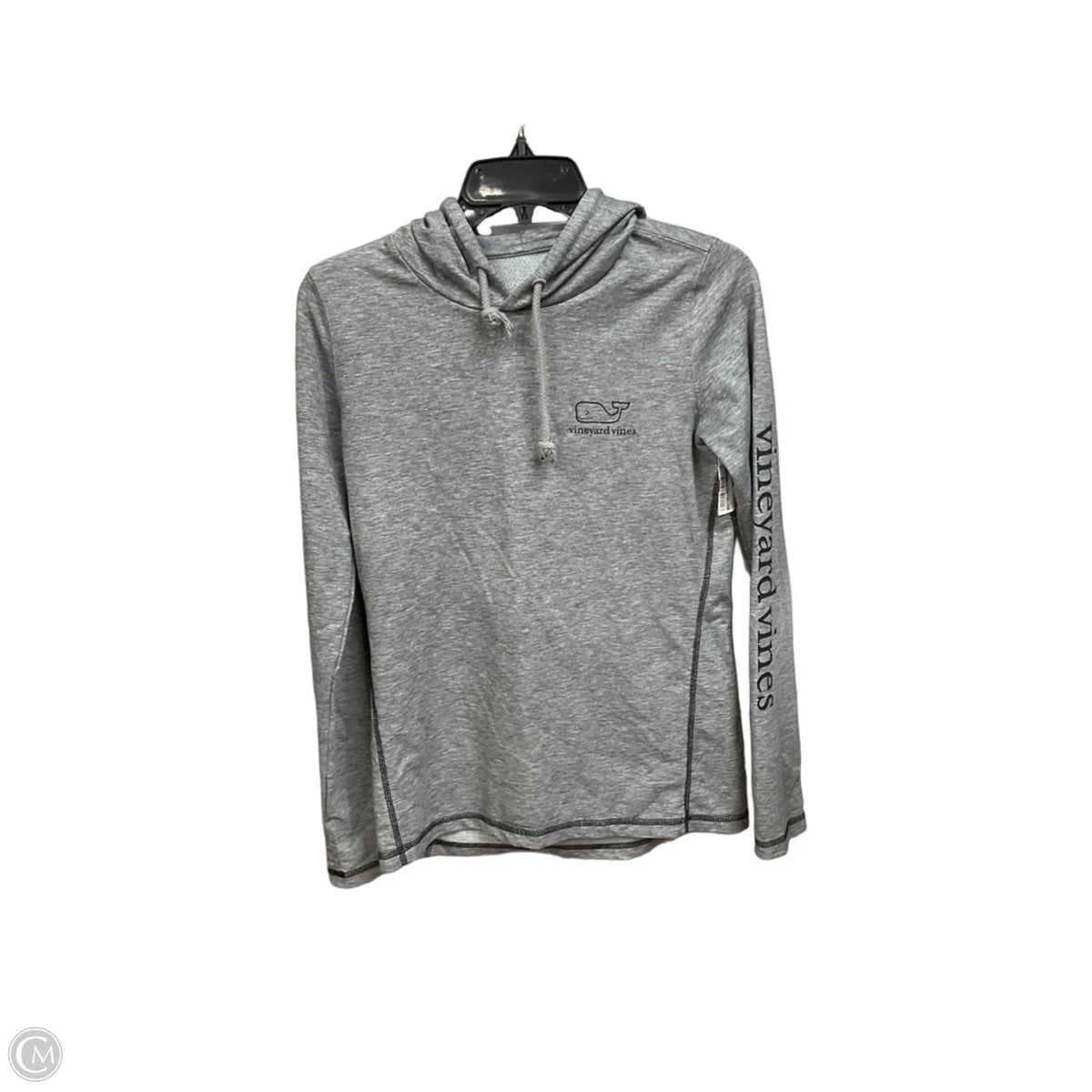Athletic Top Long Sleeve Hoodie By Vineyard Vines In Grey, Size: Xs