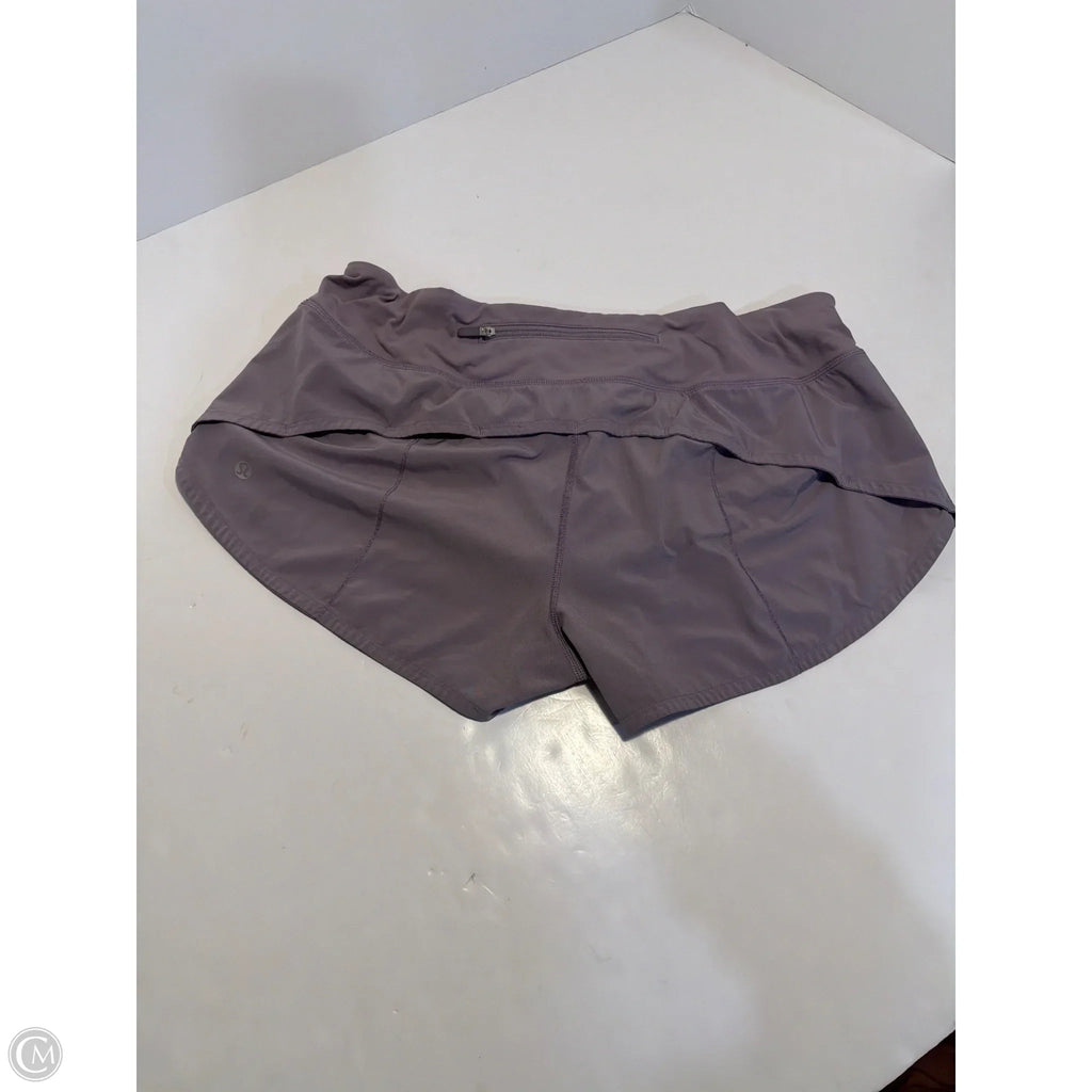 Athletic Shorts By Lululemon In Purple, Size: 10