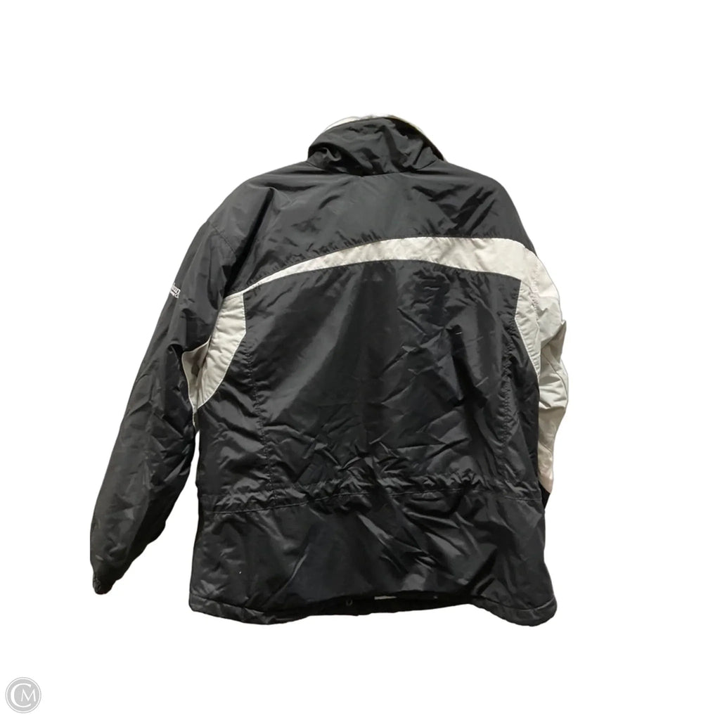 Jacket Puffer & Quilted By Columbia In Black & White, Size: Xl
