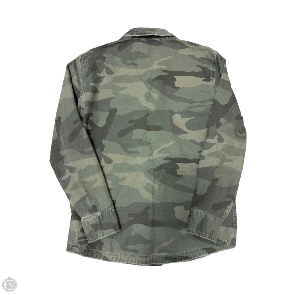 Jacket Shirt By Abercrombie And Fitch In Camouflage Print, Size: Xs