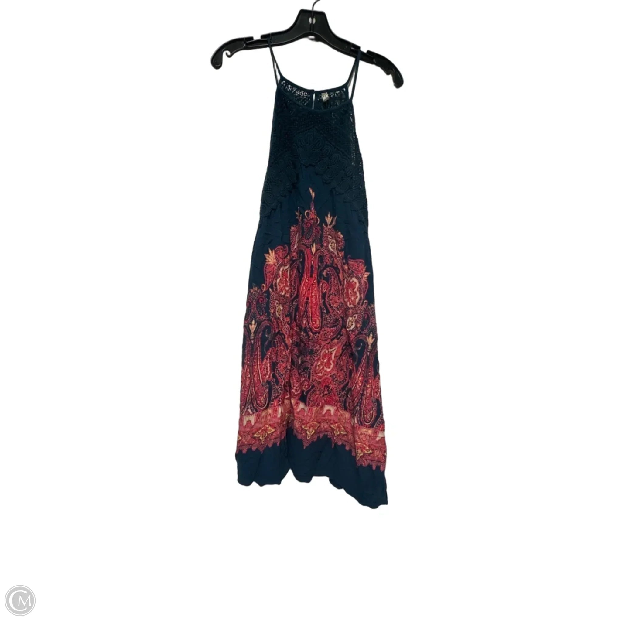 Dress Casual Short By Free People In Blue & Pink, Size: L