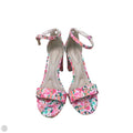 Shoes Heels Block By Kelly And Katie In Floral Print, Size: 7.5