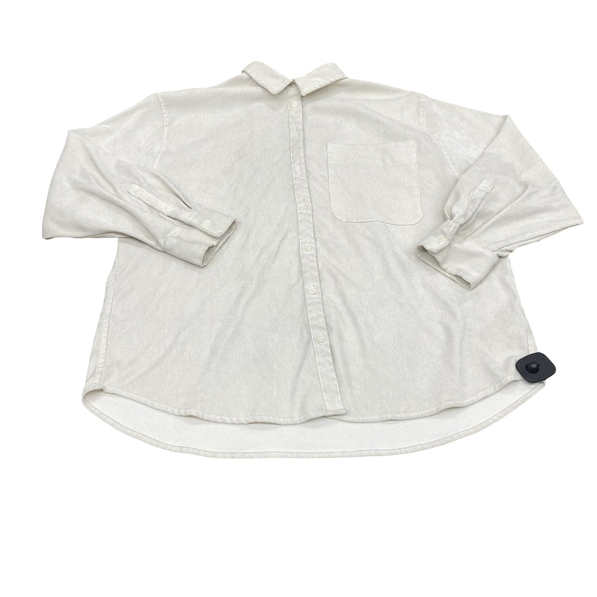 Jacket Shirt By A New Day In Ivory, Size:Xl