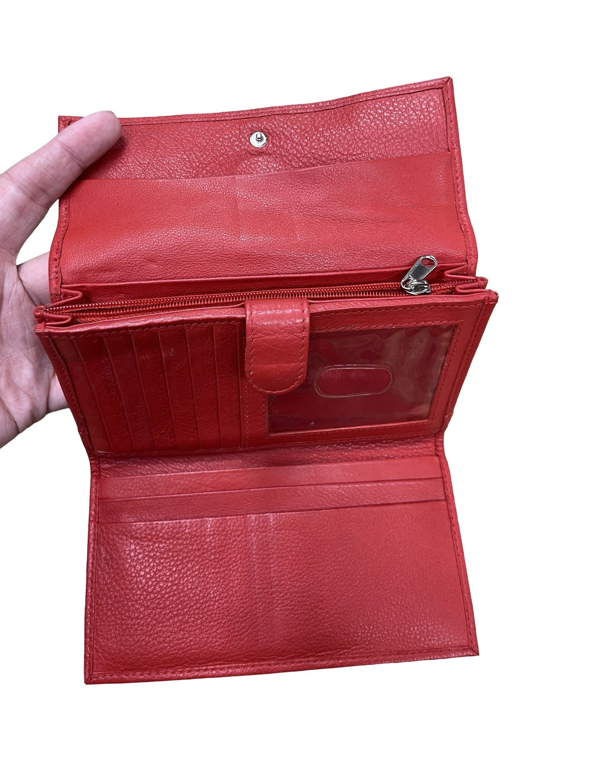 Wallet By Clothes Mentor In Red, Size:Small