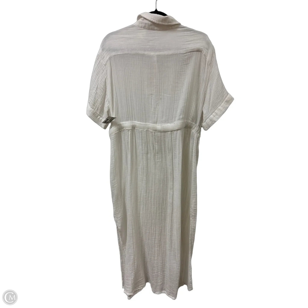 Dress Casual Maxi By Anthropologie In White, Size: Lp