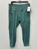 Athletic Leggings By Nike Apparel In Green, Size:1X NWT