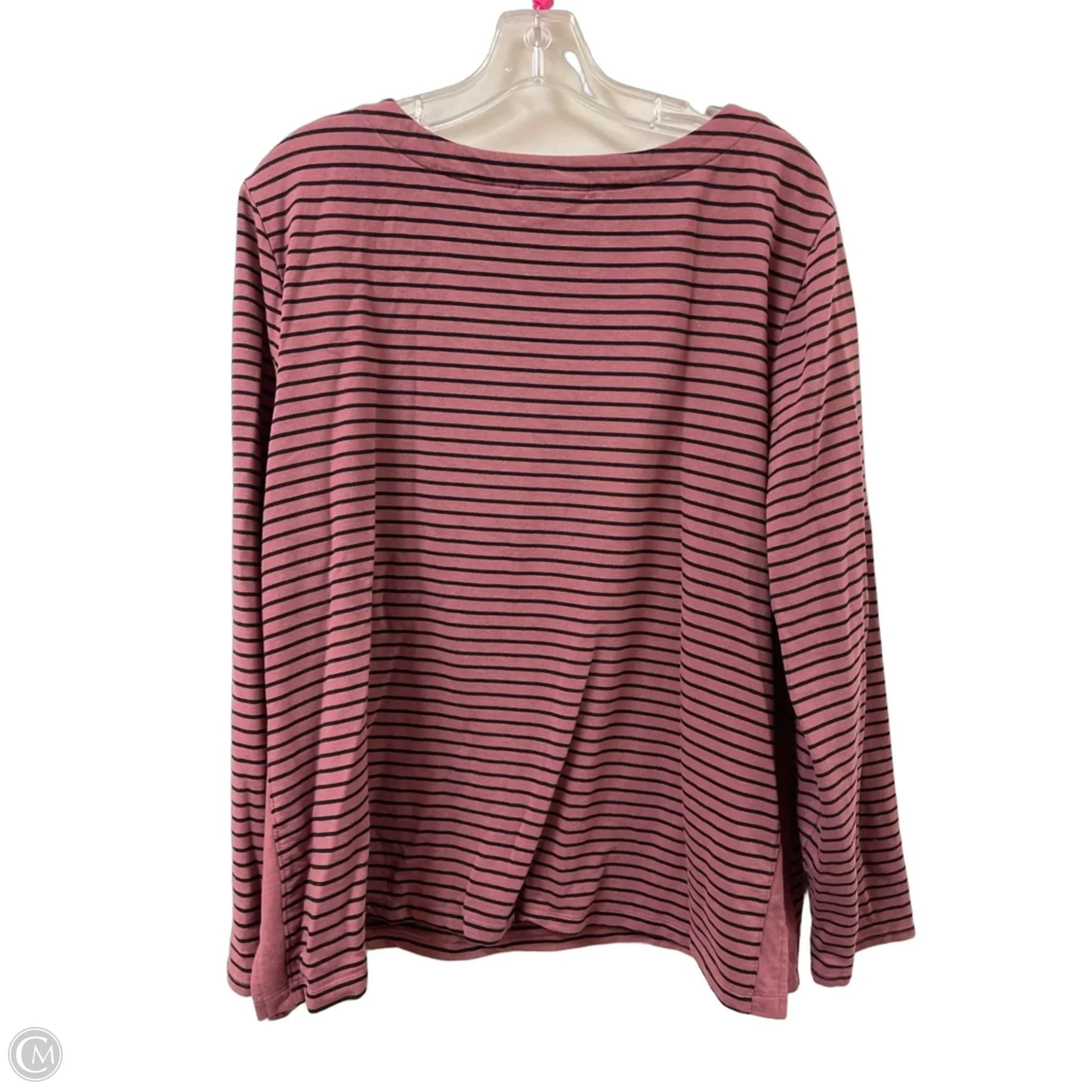 Top Long Sleeve By Chicos In Purple, Size: 1x