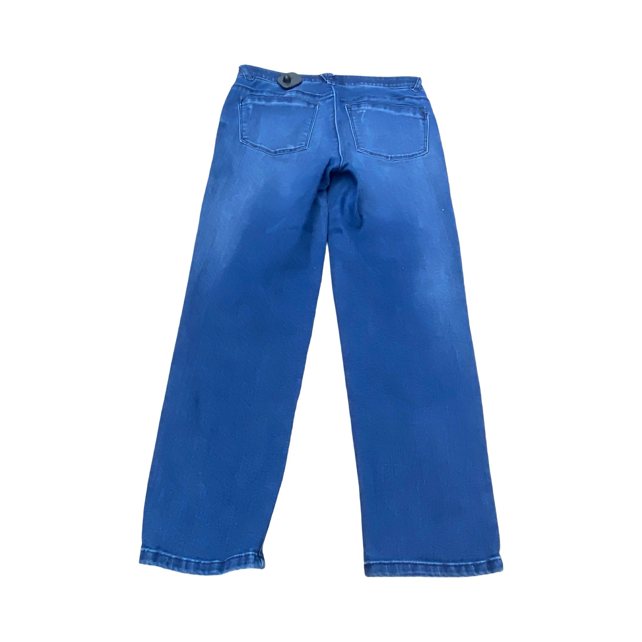 Jeans Straight By Mac And Me In Blue Denim, Size:4
