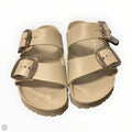 Sandals Flats By Birkenstock In Tan, Size: 10