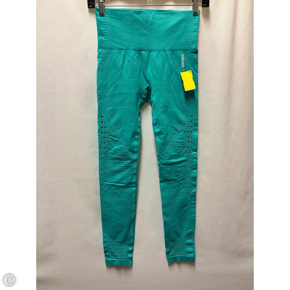 Athletic Leggings By Gym Shark In Teal, Size: S