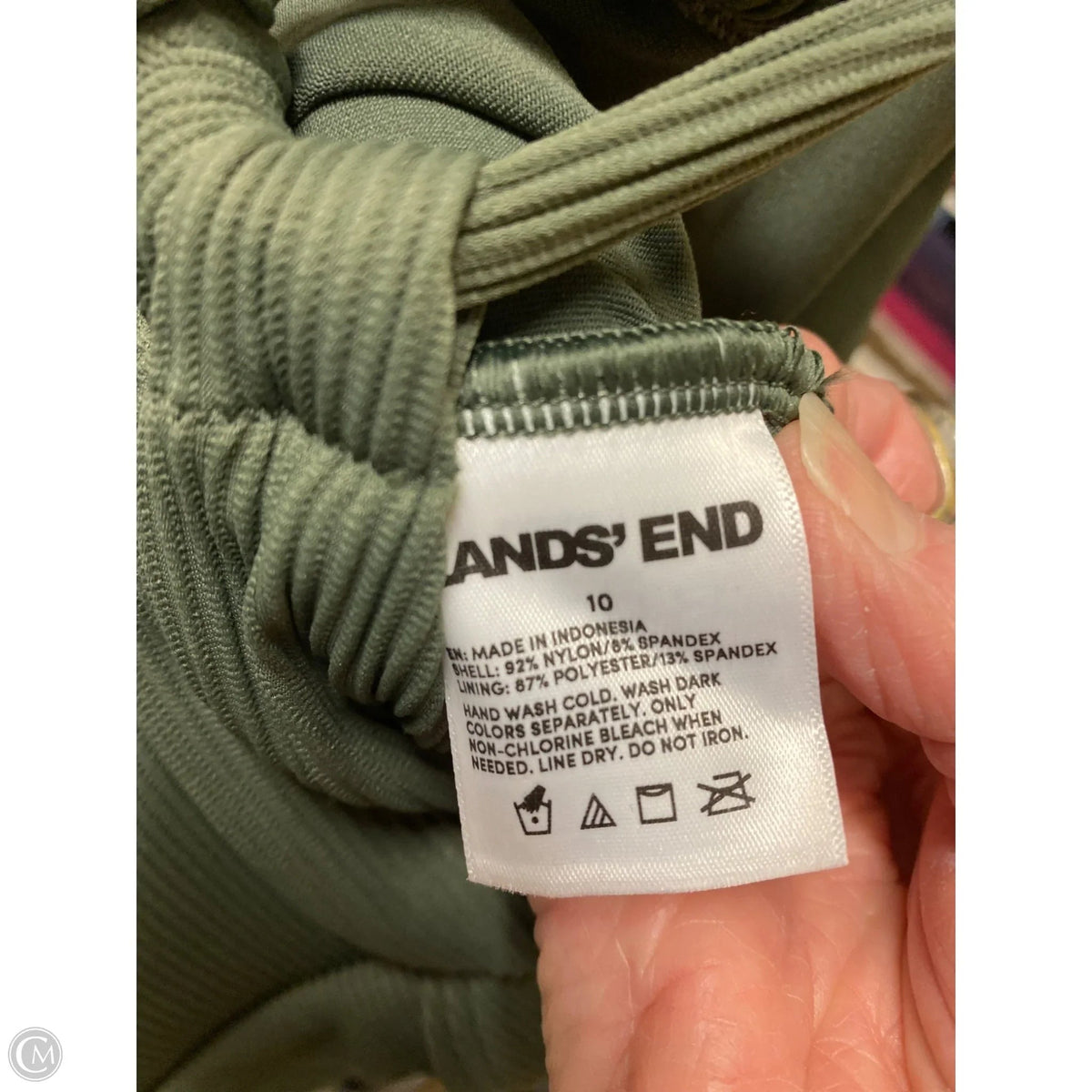 Swimsuit By Lands End In Green, Size: M