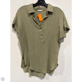 Top Short Sleeve By Blu Pepper In Green, Size: L