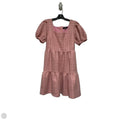 Dress Casual Short By Simply Southern In Gold & Pink, Size: L