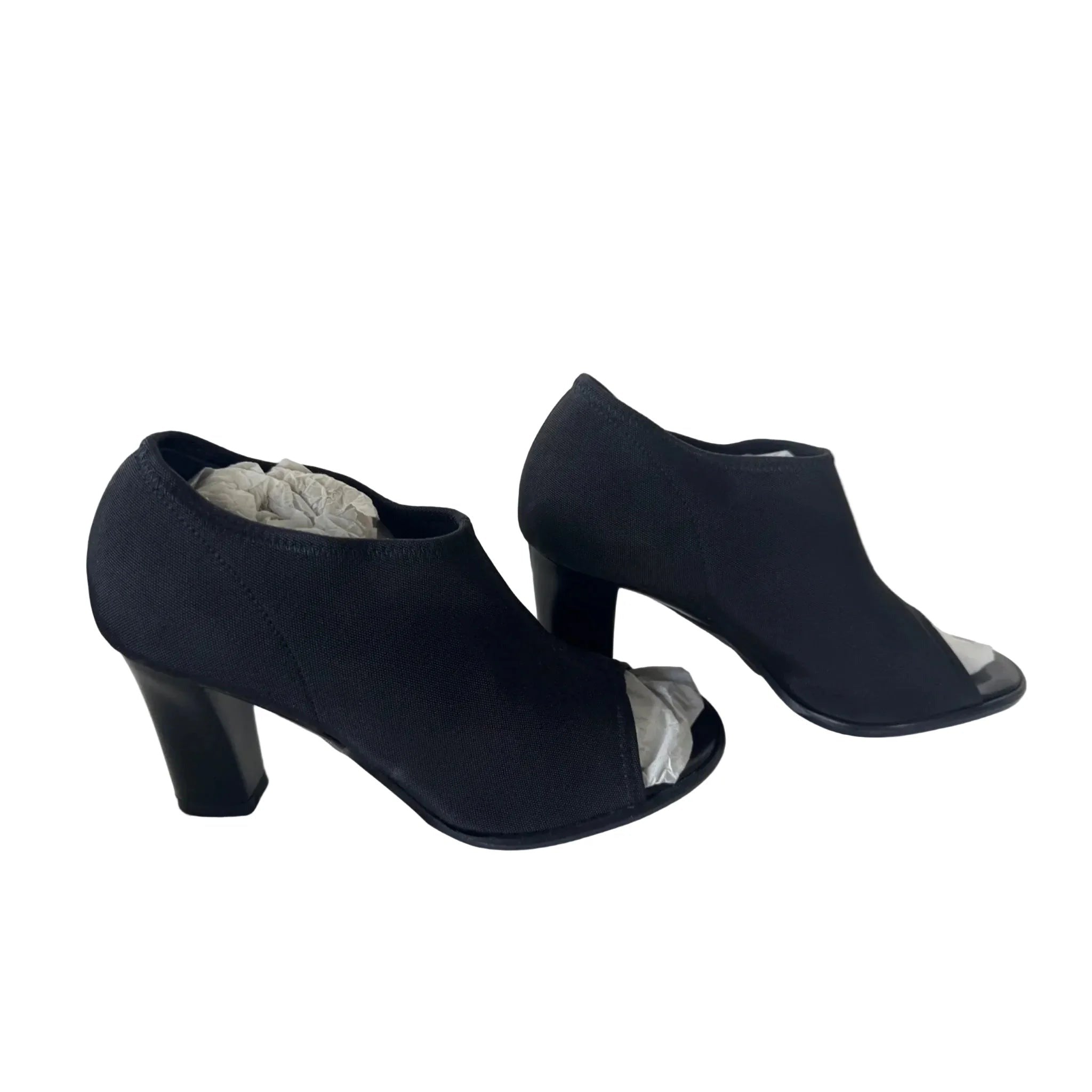 Sandals Heels Block By Calvin Klein In Black, Size: 6.5