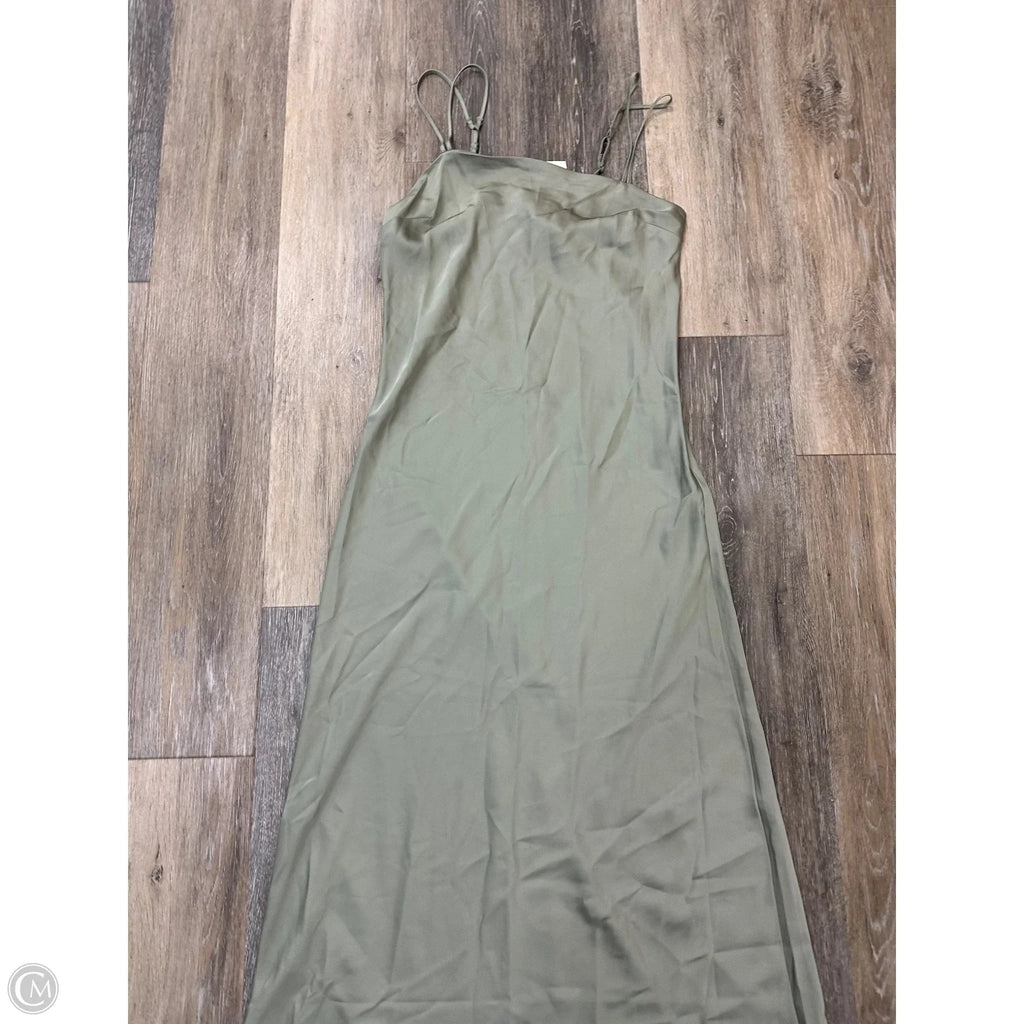 Dress Party Long By Abercrombie And Fitch In Green, Size: S