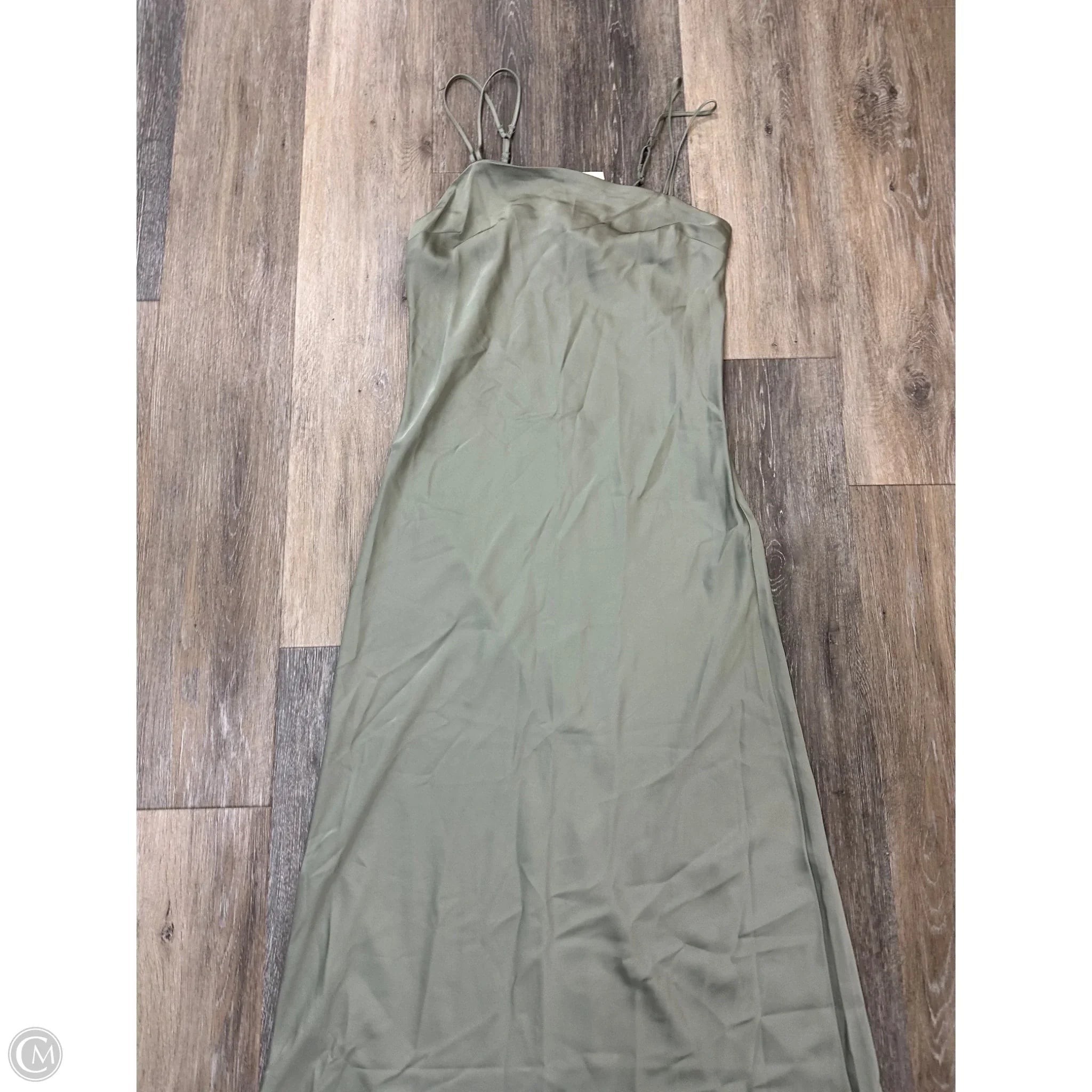 Dress Party Long By Abercrombie And Fitch In Green, Size: S