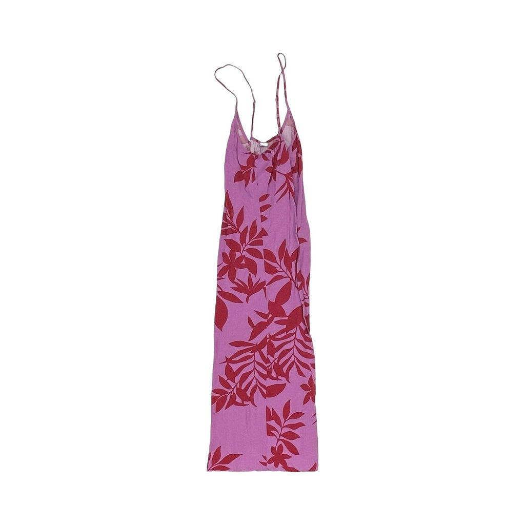Dress Casual Midi By Old Navy In Pink & Red, Size:S