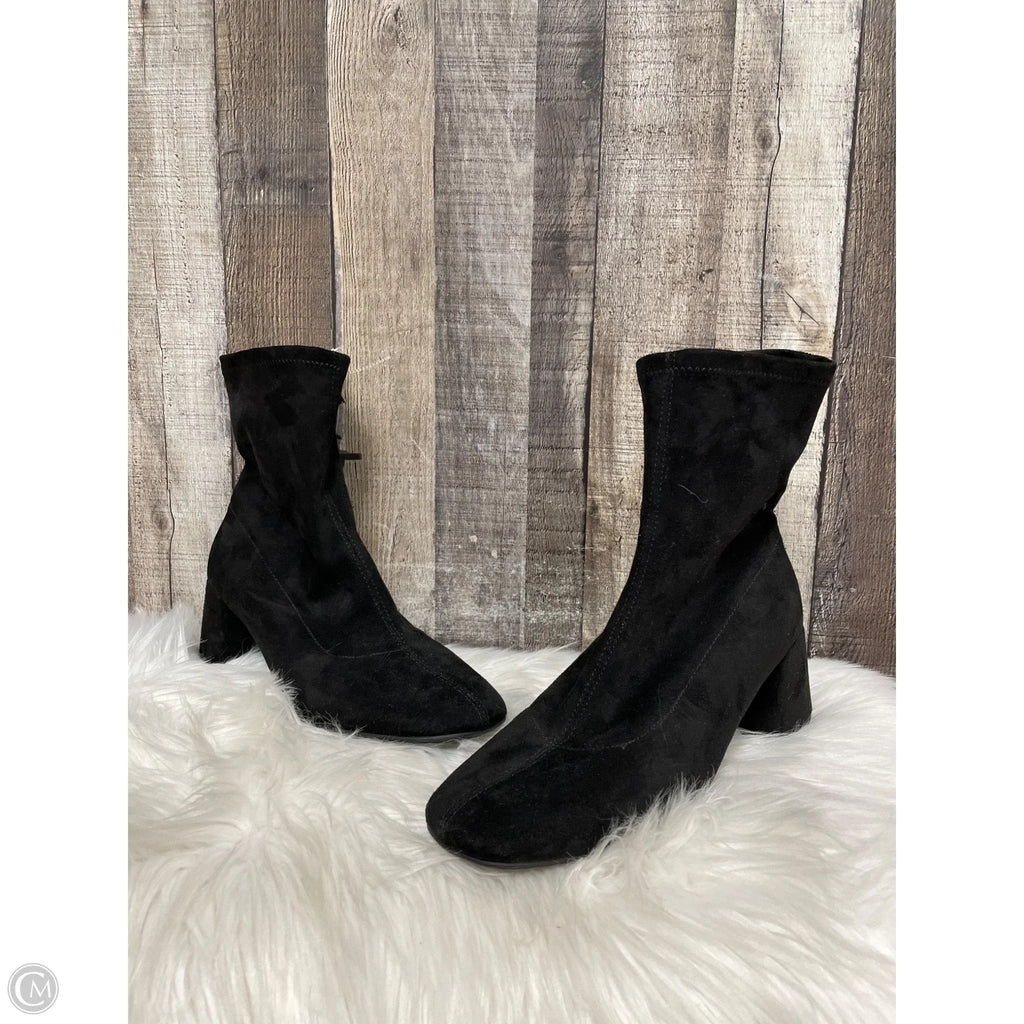 Boots Ankle Heels By A New Day In Black, Size: 10