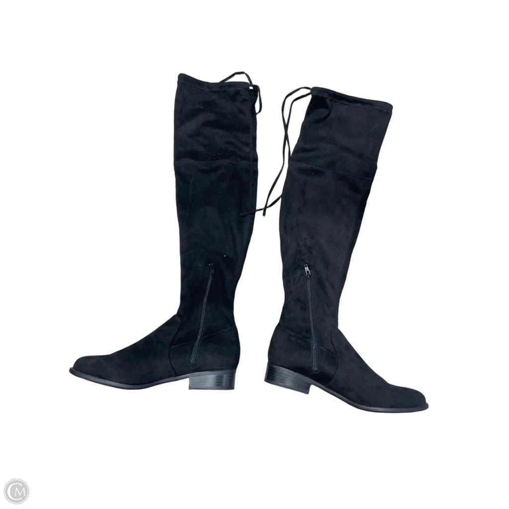 Boots Knee Flats By A New Day In Black, Size: 8