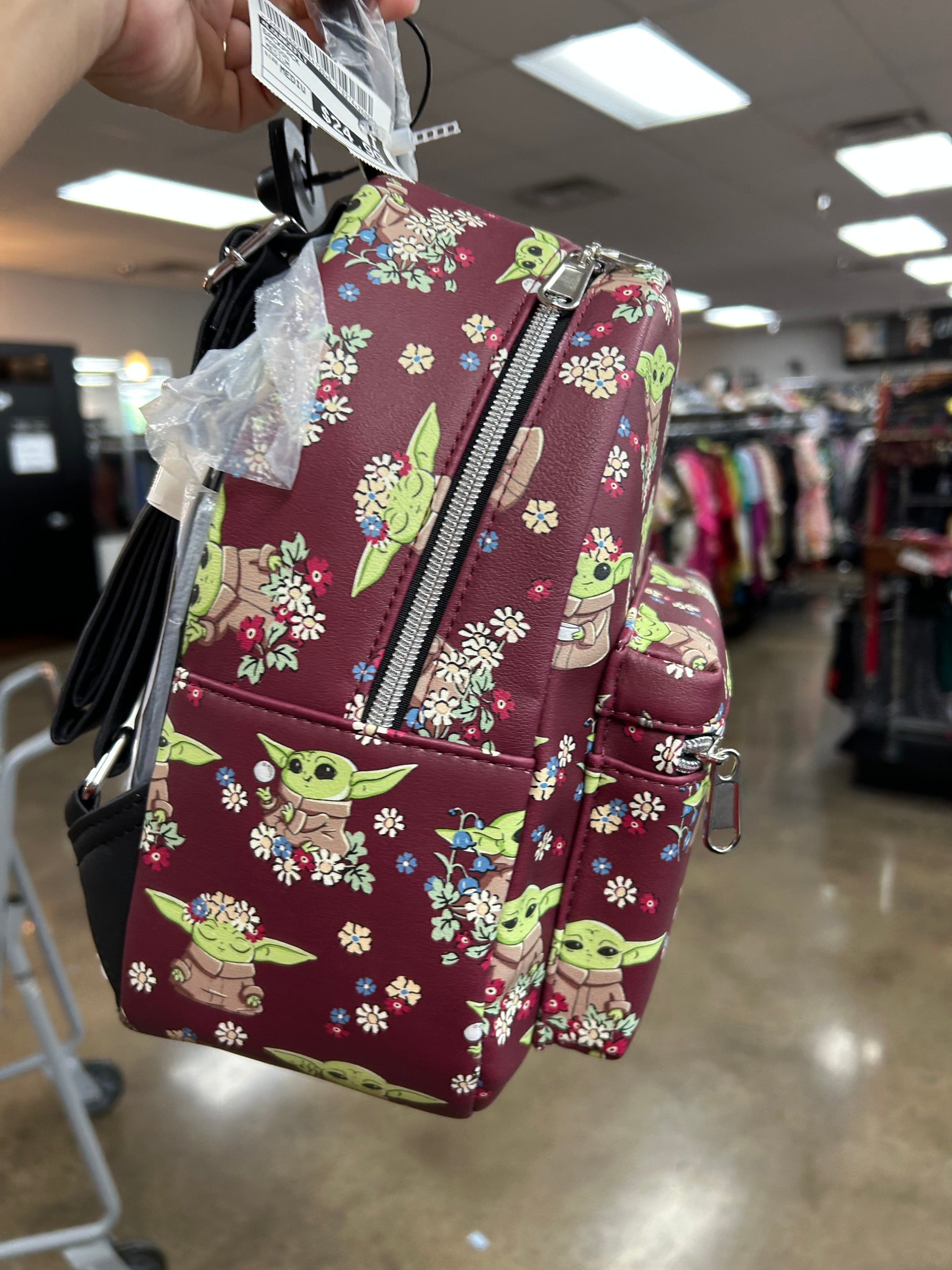 Backpack By Loungefly In Maroon, Size:Medium