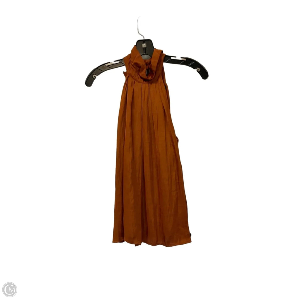 Top Sleeveless By Banana Republic In Orange, Size: S