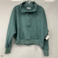 Sweatshirt Collar In Teal, Size: L