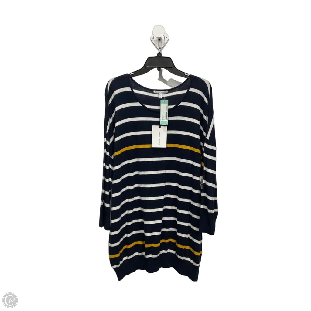 Top 3/4 Sleeve By 41 Hawthorn In Striped Pattern, Size: 3x