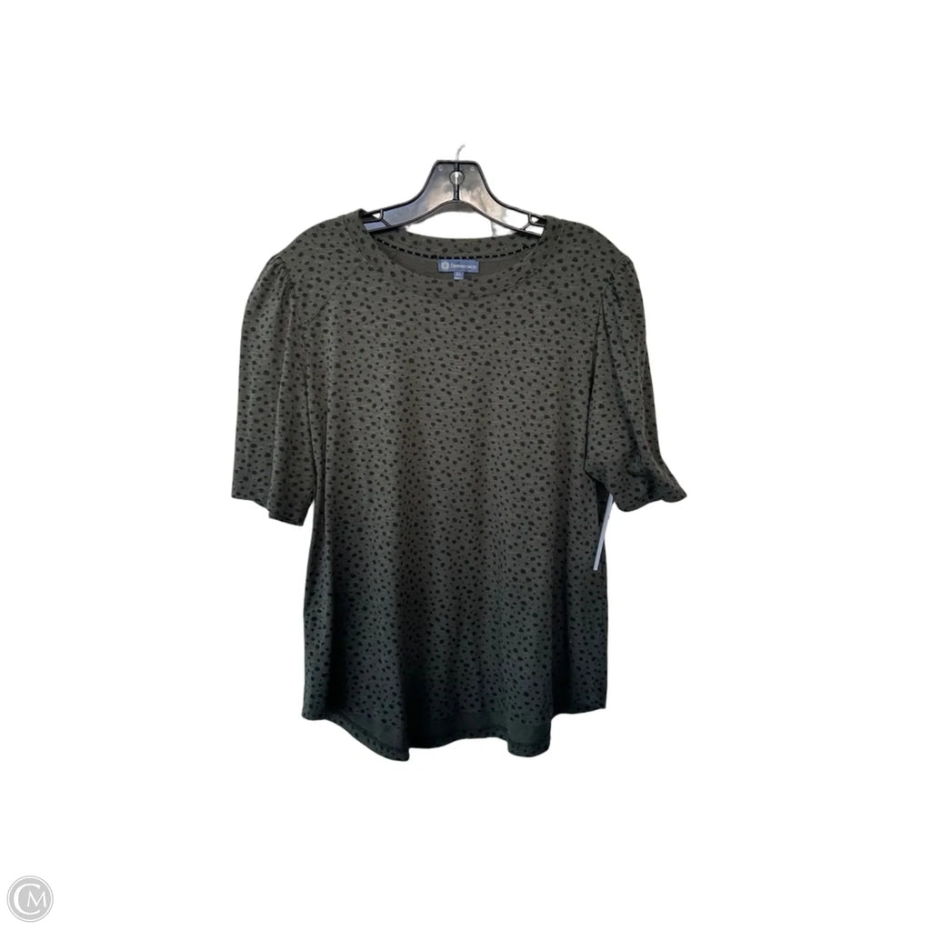 Top Short Sleeve By Democracy In Green, Size: Xl
