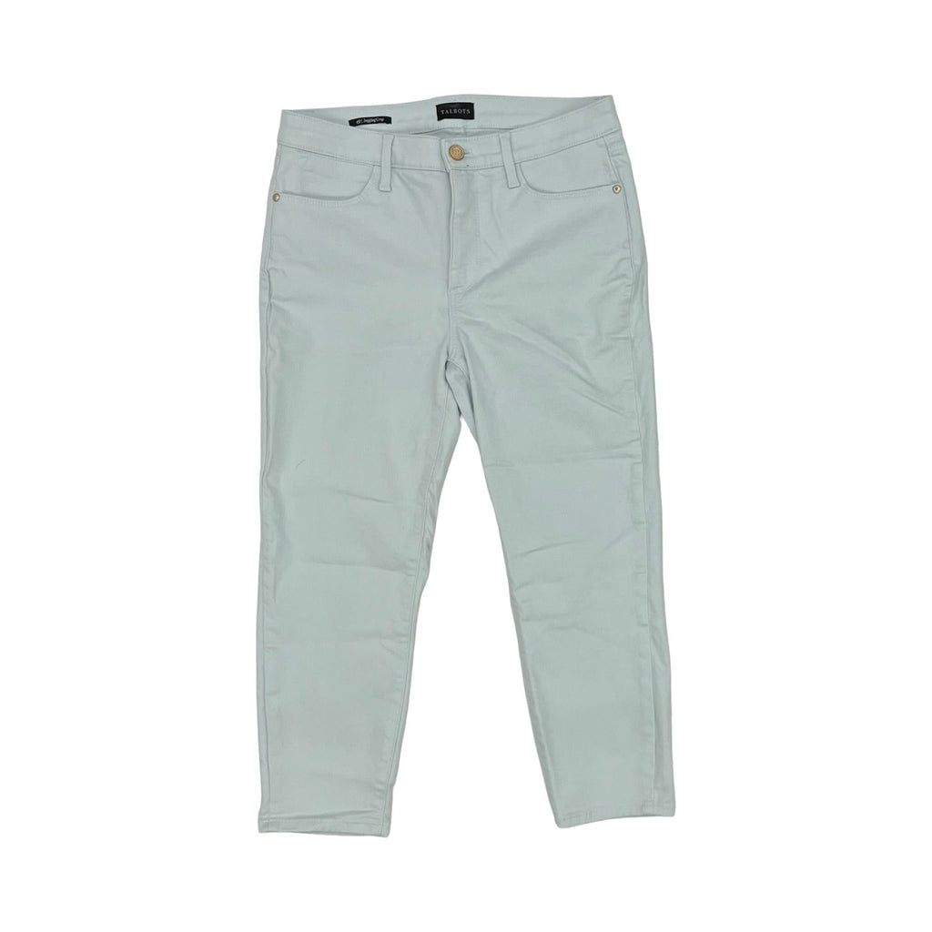 Jeans Cropped By Talbots In Blue Denim, Size:6P