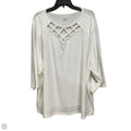 Top Long Sleeve By Catherines In White, Size: 3x