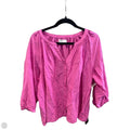 Top Long Sleeve By Sonoma In Pink, Size: 2x