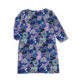 Dress Work By Talbots In Blue & White, Size:Xl
