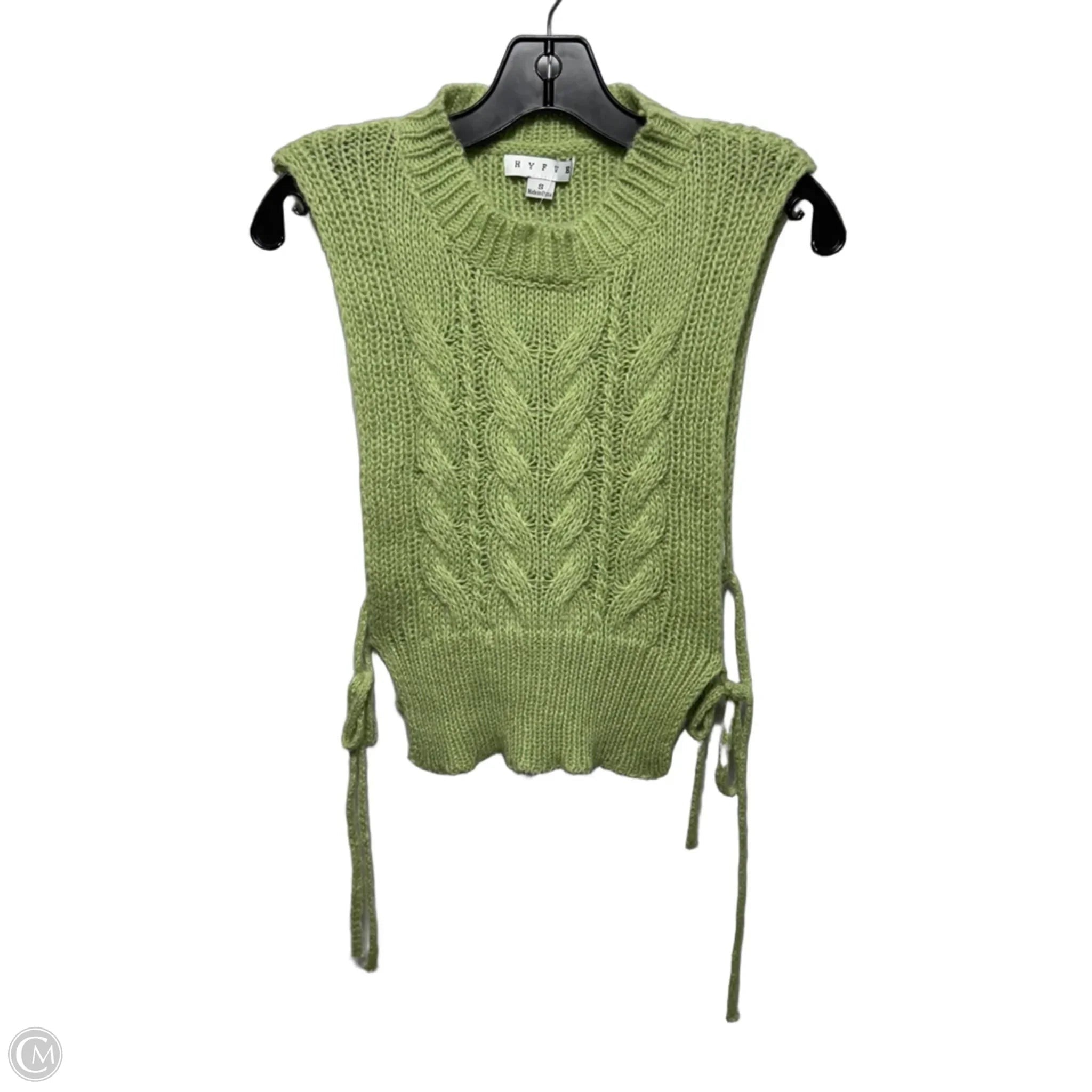 Vest Sweater By Hyfve In Green, Size: S