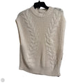 Vest Sweater By A New Day In Cream, Size: M