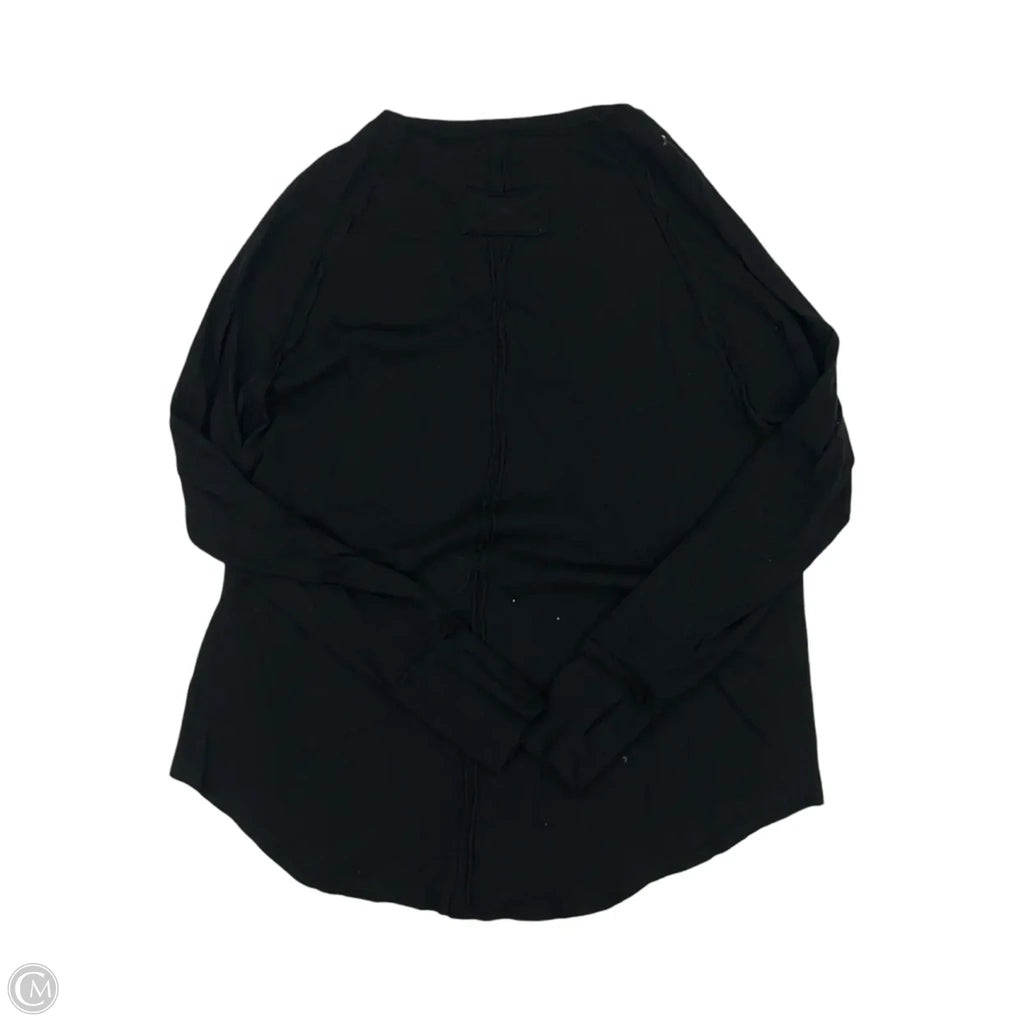 Top Long Sleeve Basic By Zenana In Black, Size: S