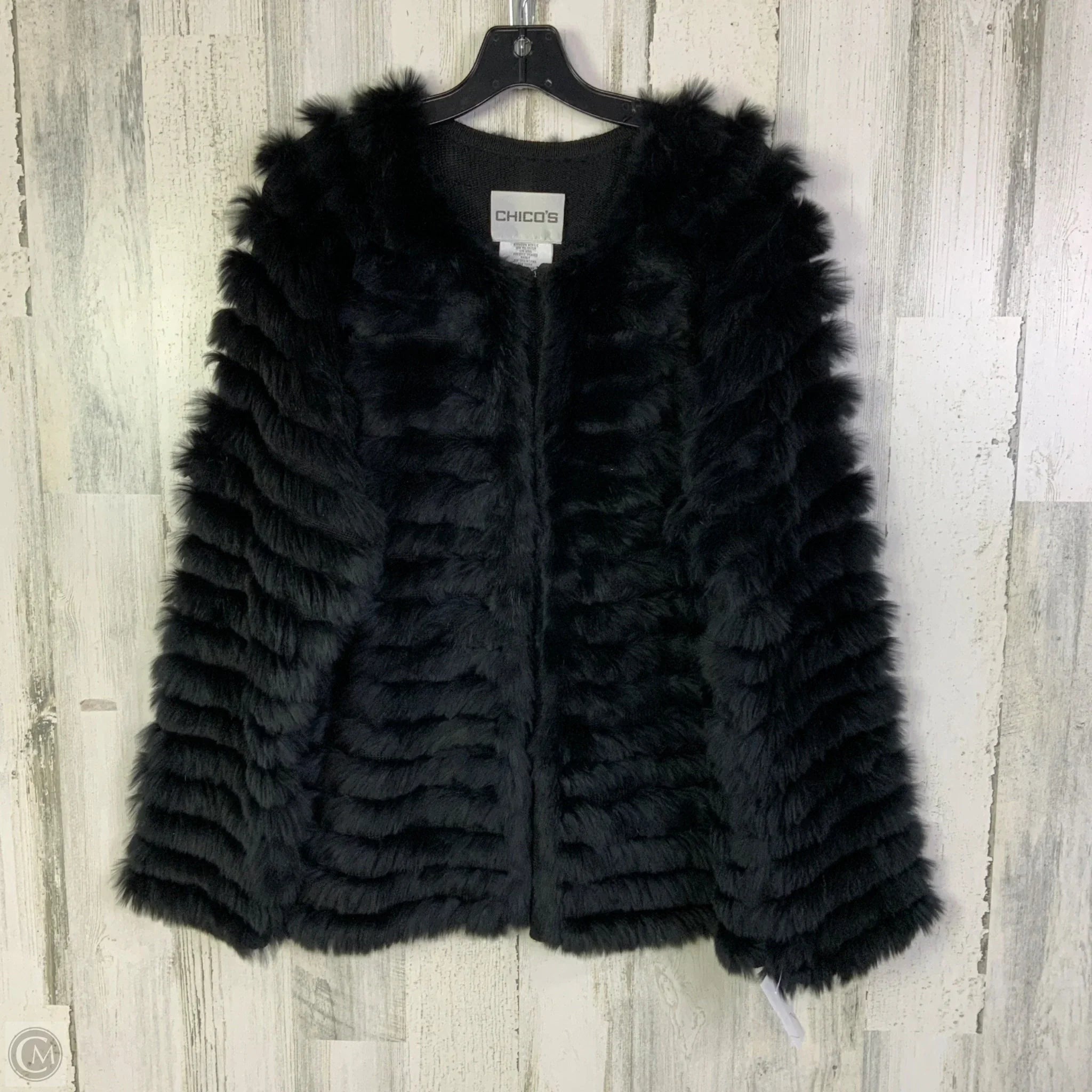 Cardigan By Chicos In Black, Size: L