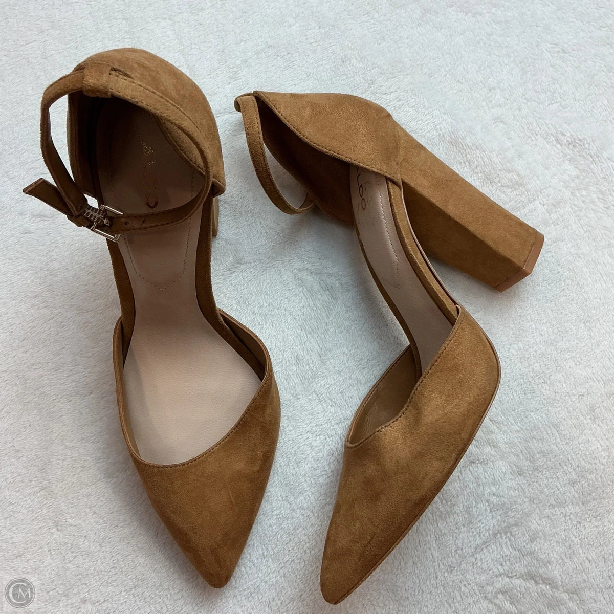 Shoes Heels Block By Aldo In Brown, Size: 9