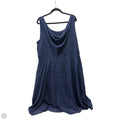Dress Casual Short By Carmen By Carmen Marc Valvo In Blue, Size: 20