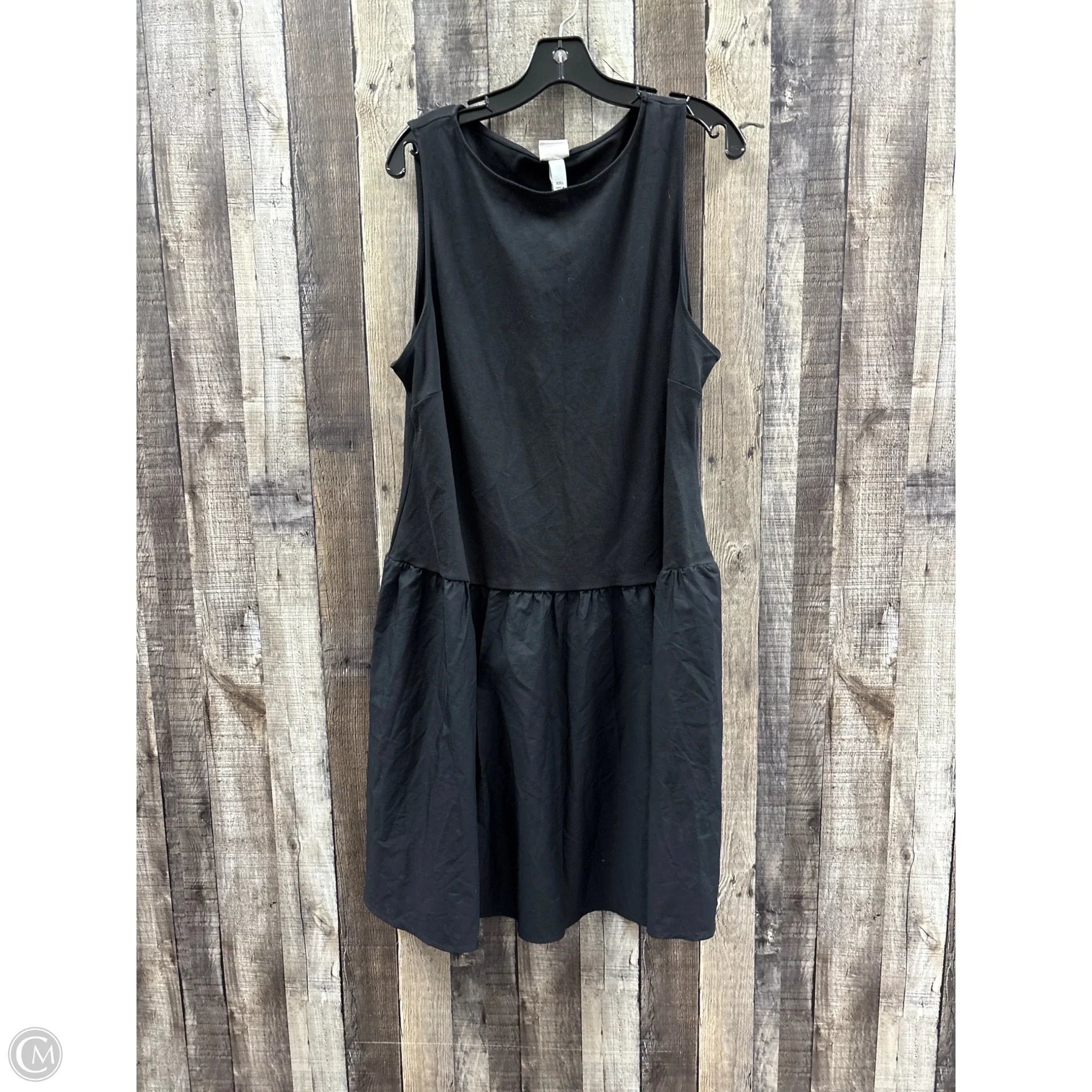 Dress Casual Midi By A New Day In Black, Size: Xxl