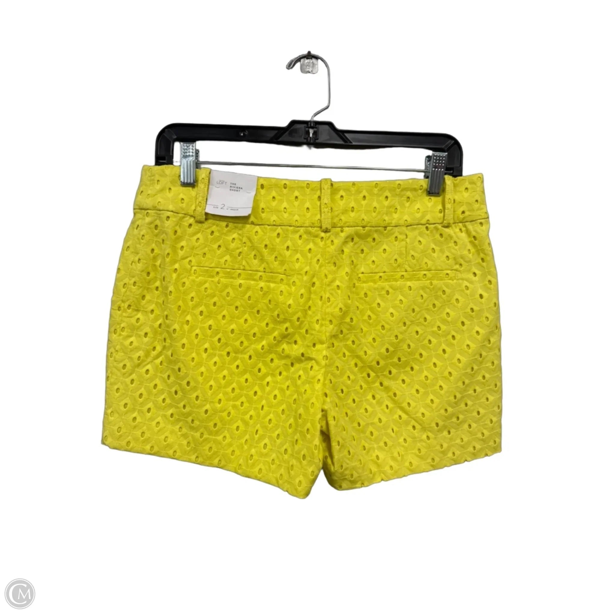 Shorts By Loft In Yellow, Size: 2